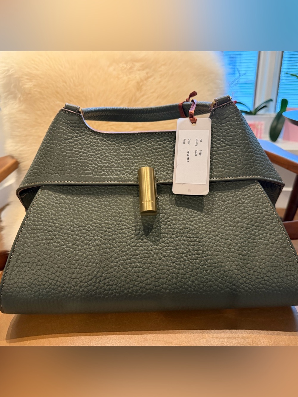 Emma satchel by Arcadia- made in Italy